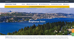 Desktop Screenshot of bosphorustours.com